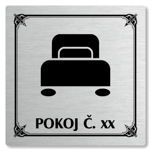 Pokoj, 148x148mm, stříbrná, Nebraska